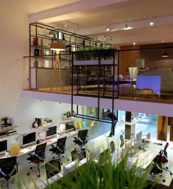 LOFT办公空间,员工组合办公桌 LOFT办公空间,员工组合办公桌